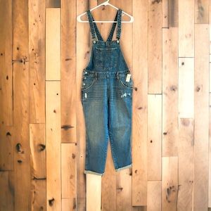 NWT Old Navy Denim Jean Workwear Overalls Size 6